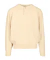 Fear Of God Edge Knit Crewneck Sweater Knitwear White In Neutral