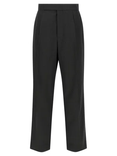 FEAR OF GOD HERRINGBONE PATTERNED WOOL PANTS WITH RELAXED FIT