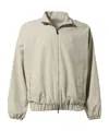 Fear Of God High Collar Long Sleeve Casual Jacket In Burgundy
