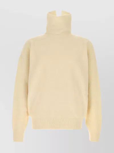 FEAR OF GOD HIGH COLLAR RIBBED KNIT SWEATER WITH LONG SLEEVES