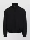 Fear Of God Oversized Cotton-blend Jersey Half-zip Sweatshirt In Black