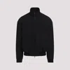 Fear Of God Oversized Cotton-blend Jersey Half-zip Sweatshirt In Black