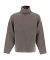 Fear Of God High Neck Drop Shoulder Jumper In Multi