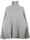 Fear Of God High-neck Long-sleeve Jumper In Grey