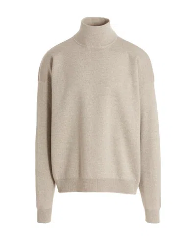 Fear Of God High Neck Sweater In Gris
