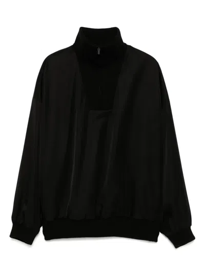 Fear Of God High-neck Pullover Jacket In Black