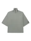 Fear Of God High-neck Short-sleeve T-shirt In Blue
