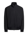 Fear Of God Black Nylon Bomber With High Collar In Black