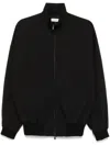 Fear Of God Black Nylon Bomber With High Collar In Black