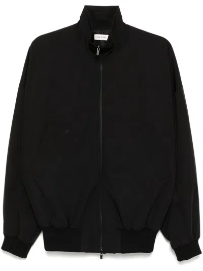 Fear Of God High-neck Track Jacket In Black