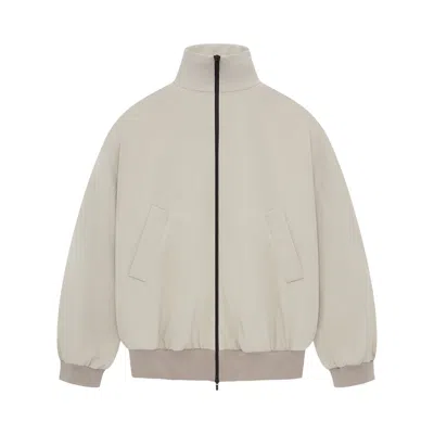 Pre-owned Fear Of God High Neck Track Jacket 'cement' | Grey | Men's Size Xl