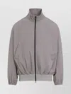 Fear Of God High Neck Track Jacket With Balloon Sleeves In Brown