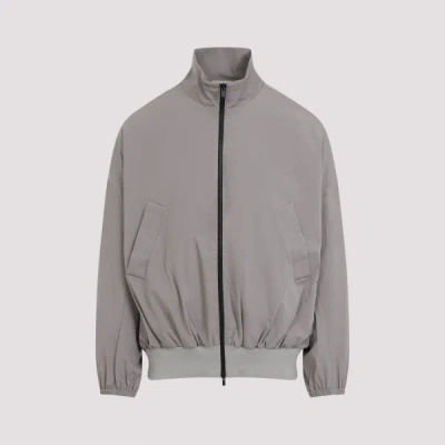 Fear Of God High Neck Vented Track Jacket Xl In Gray