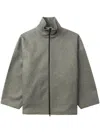 Fear Of God High-neck Wool-blend Jacket In Grey