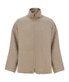 Fear Of God Dusty Beige Wool Jacket With High Collar Men In Nude