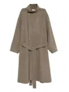 Fear Of God Highneck Coat Clothing In Brown