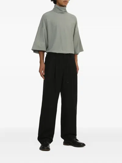 Fear Of God Highneck Shirt In Green