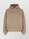 Fear Of God Hooded Cotton Blend Sweatshirt In Brown