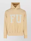 Fear Of God Hooded Graphic Print Long Sleeve Sweatshirt In Neutral