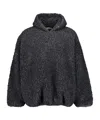 Fear Of God Gray Polar Fleece Hoodie In Gray
