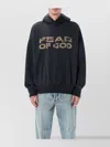 Fear Of God Hooded Knitwear With Ribbed Cuffs And Hem In Blue