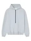 Fear Of God Athletics Half Zip Hoodie In Gray