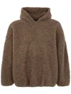 Fear Of God Tan Polar Fleece Hoodie In Dune