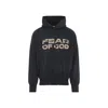 Fear Of God Hooded Knitwear With Ribbed Cuffs And Hem In Blue