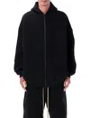 Fear Of God Athletics Half-zip Hoodie In Black