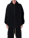 Fear Of God Athletics Half-zip Hoodie In Black