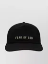 Fear Of God Iconic Baseball Cap With Curved Brim In Black