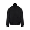 Fear Of God Oversized Cotton-blend Jersey Half-zip Sweatshirt In Black