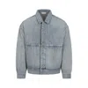 Fear Of God Denim Trucker Casual Jackets And Parka Blue In Blue