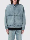 Fear Of God Denim Trucker Casual Jackets And Parka Blue In Indigo