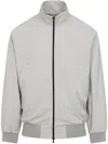 Fear Of God Cement Grey High Neck Track Jacket In Gray