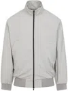 Fear Of God Cement Grey High Neck Track Jacket In Gray