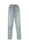 Fear Of God Distressed Five-pocket Denim Trousers In Blue