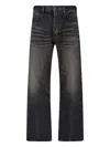 Fear Of God Straight-leg Distressed Jeans In Black