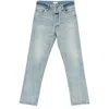 Fear Of God Straight 5 Pocket Jeans Light Blue In Blue