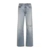 Fear Of God Straight Leg Trousers With Pockets And Loops In Blue