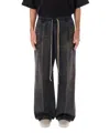 Fear Of God Denim Cargo Pants In Grey