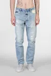 Fear Of God Repaired Classic Jeans With Vintage Hand-distressing