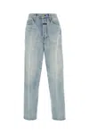 Fear Of God Distressed Five-pocket Denim Trousers In Blue