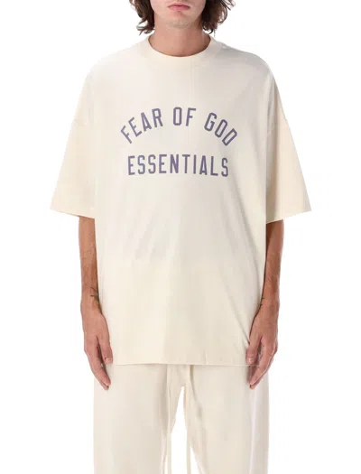 Fear Of God Jersey Crewneck T-shirt In Neutral