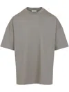 Fear Of God Oversized Viscose Blend T-shirt In Neutrals