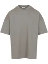 Fear Of God Oversized Viscose Blend T-shirt In Neutrals