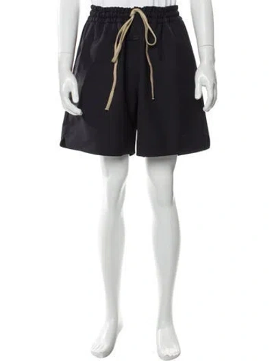 Pre-owned Fear Of God Jogger Shorts In Black