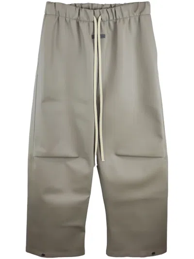 Fear Of God Knee-pleat Wide-leg Pants In 中性色