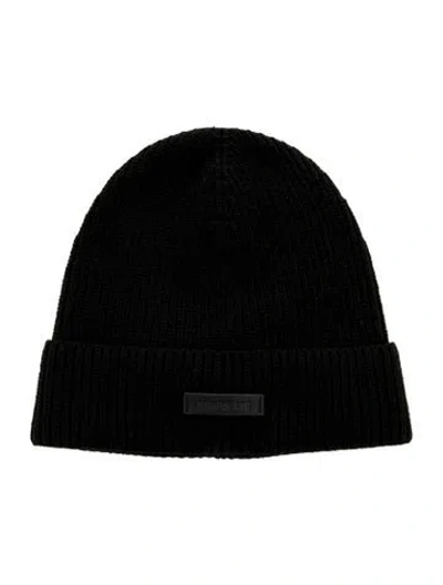 Pre-owned Fear Of God Knit Beanie W/tags In Black