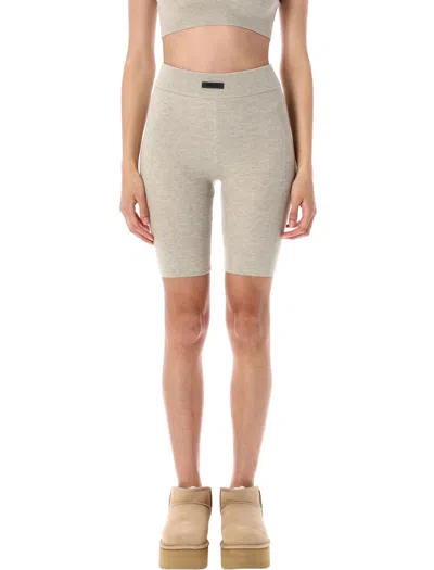 Fear Of God Soft Rib Biker Shorts In Brown
